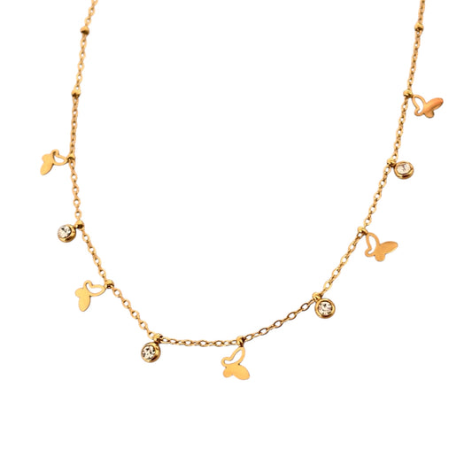 Fluttery Charm Necklace