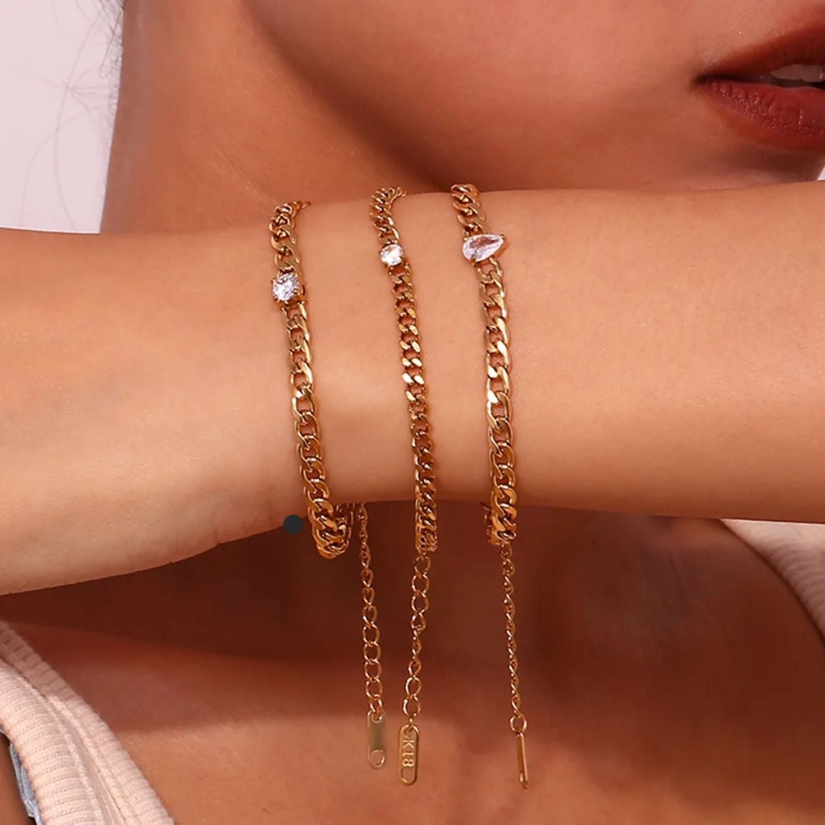 Allure Diamanté Bracelet -18K