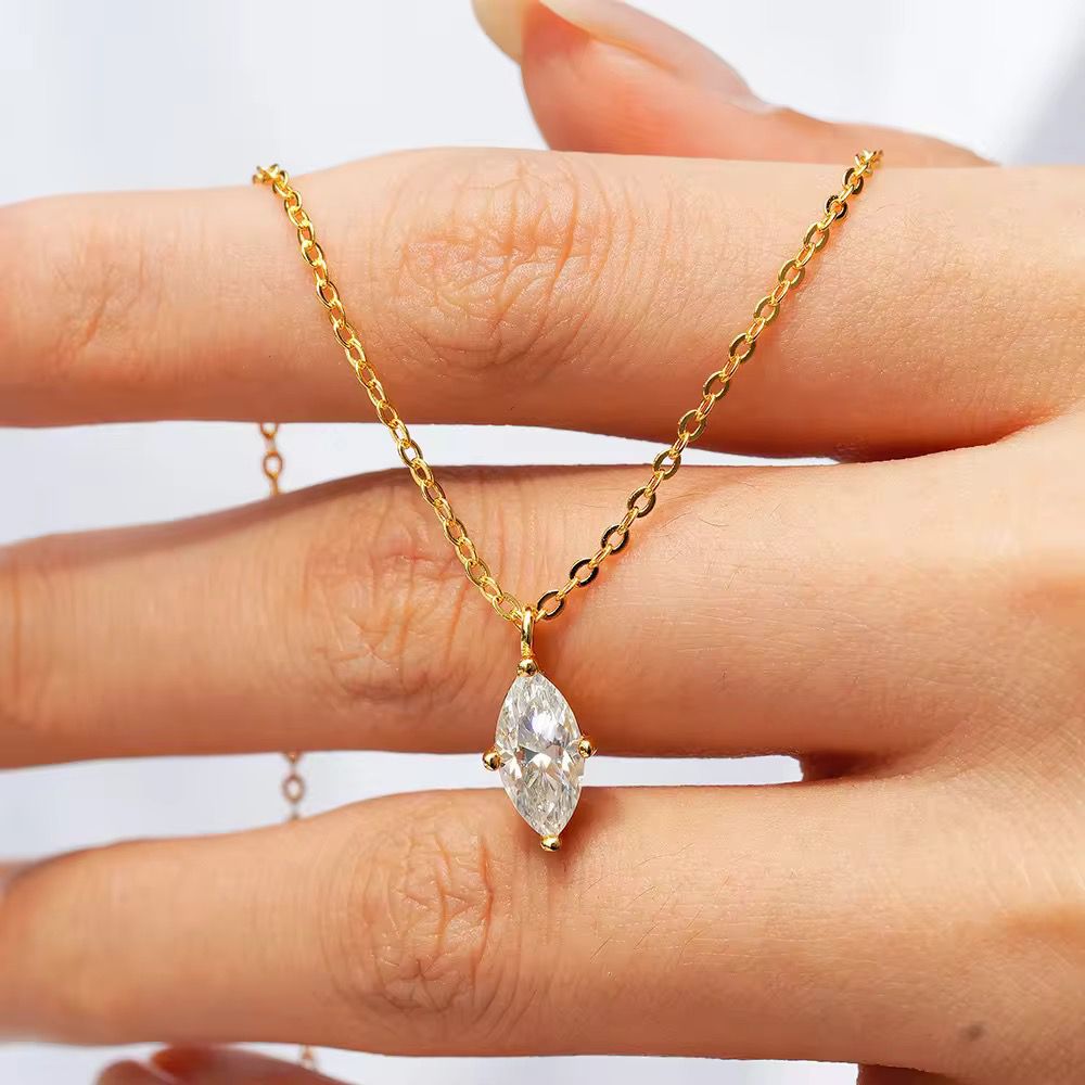 Luxie Marquise Diamond Necklace