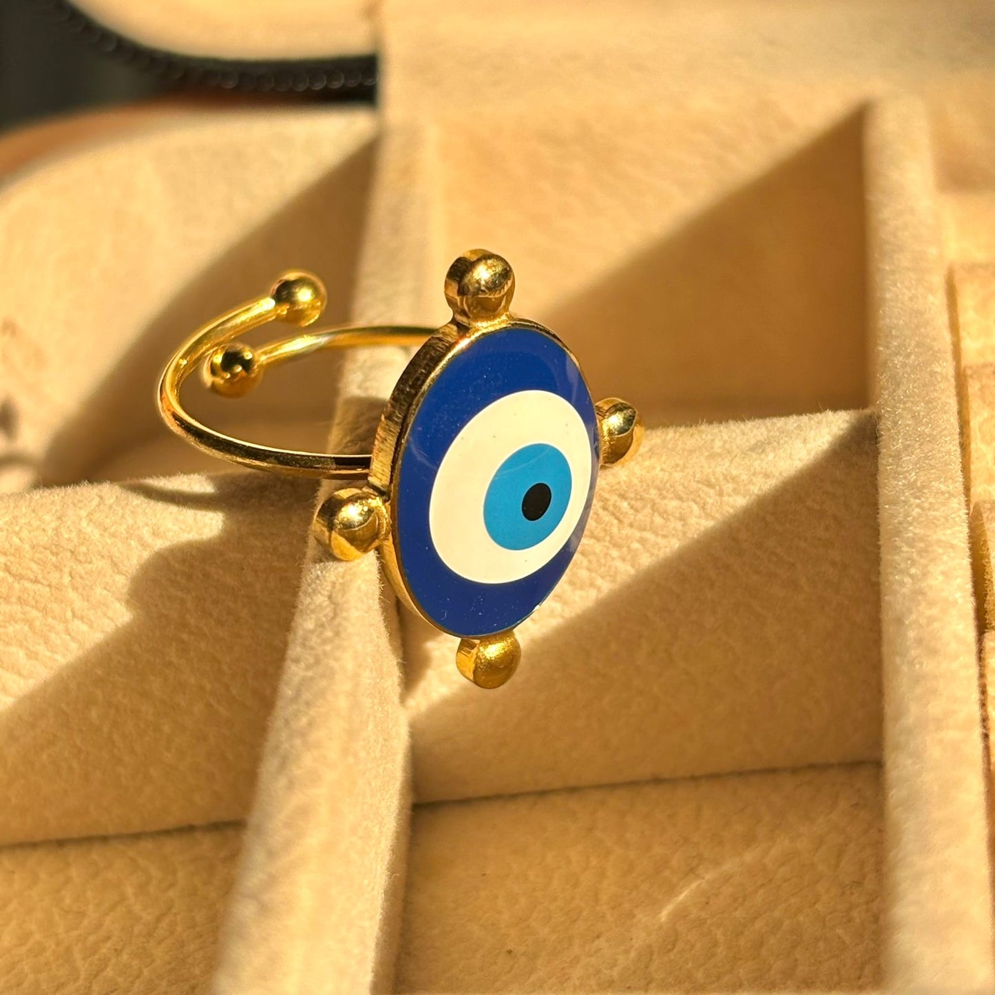 Evil Eye Signet Ring