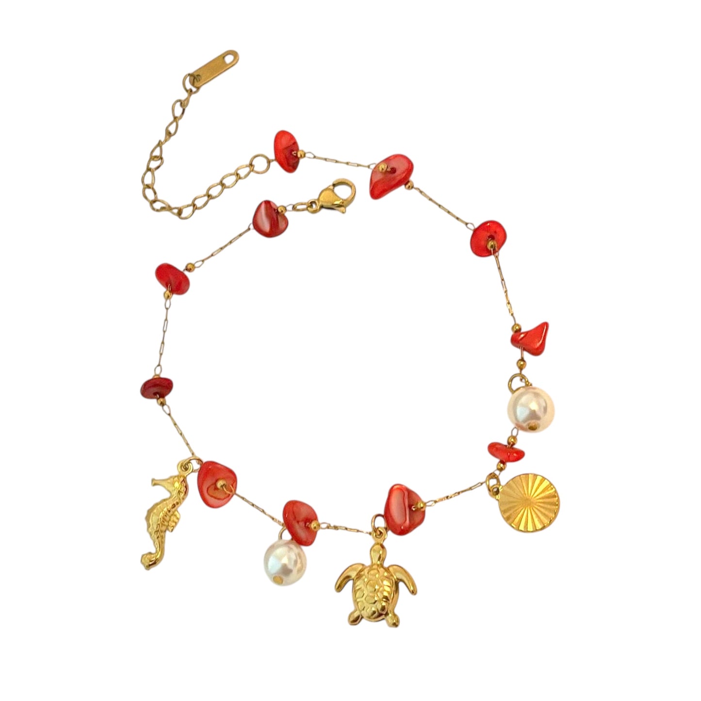 Reef Coral Island Anklet