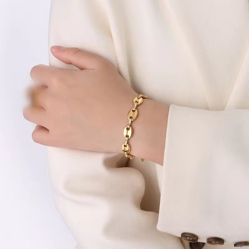 Quinn Link Bracelet -18K