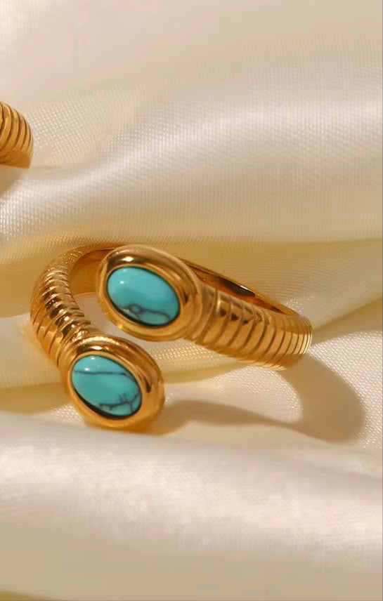 Turquoise Serpenti Ring