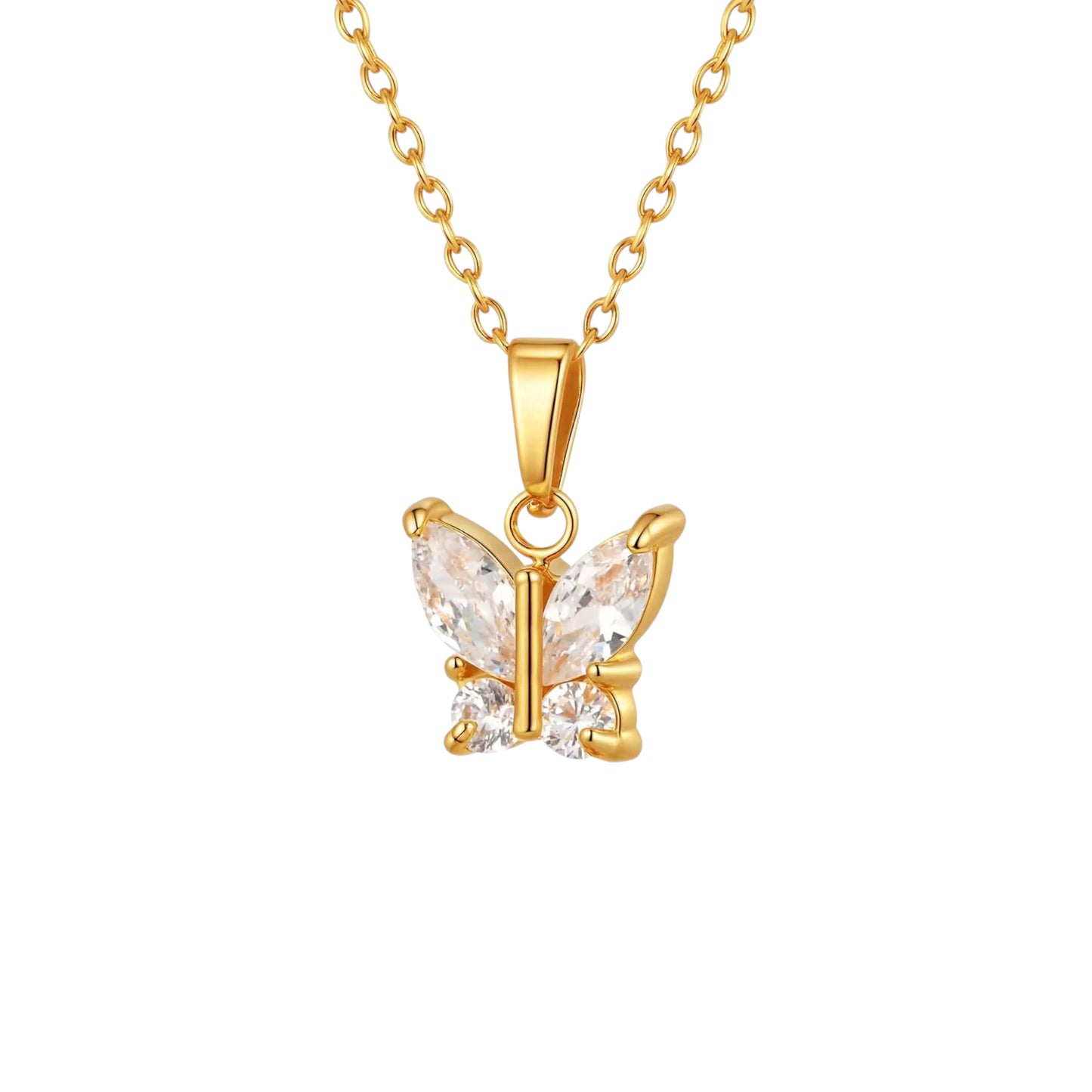 Glass Wings Necklace
