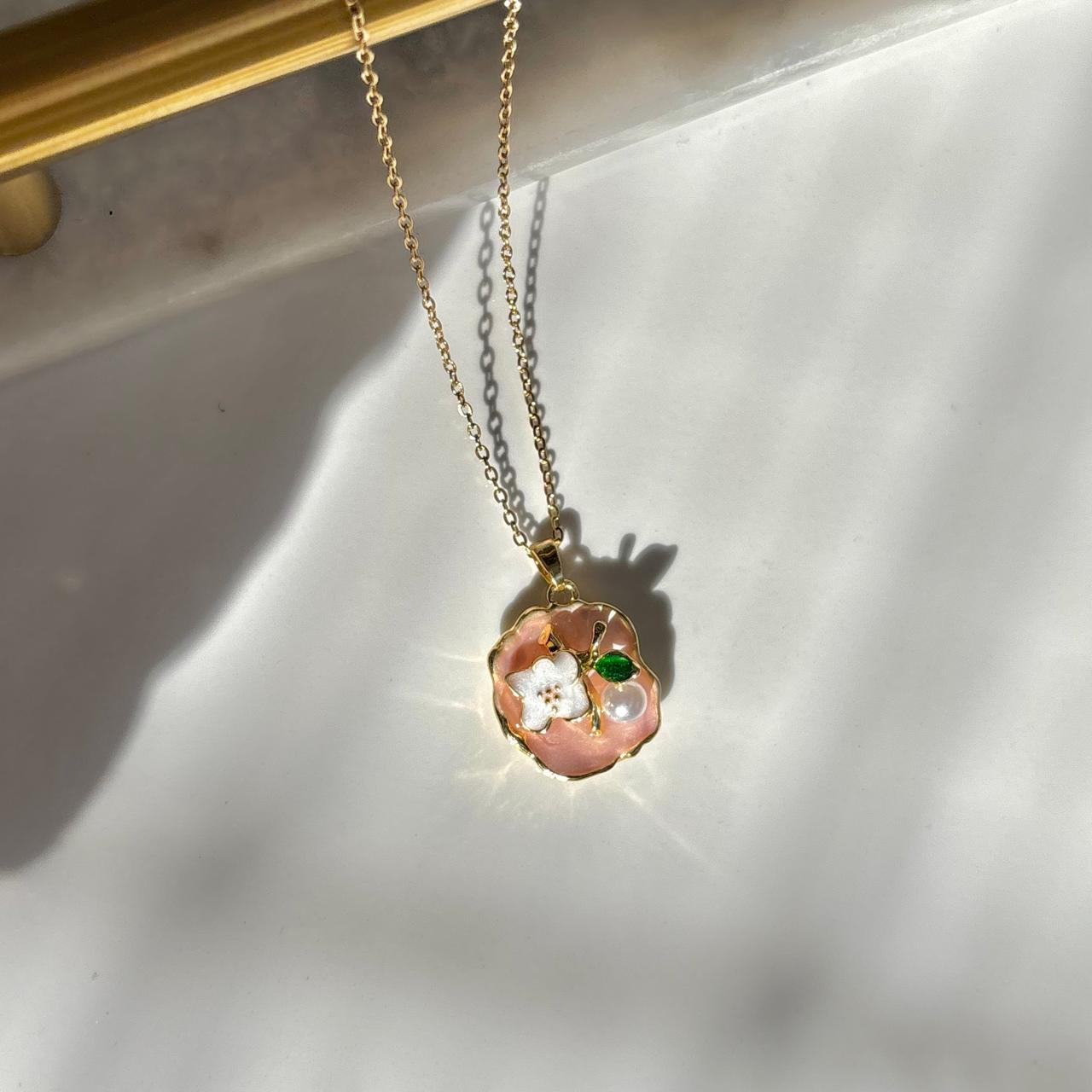 Rose Of Sharon Necklace