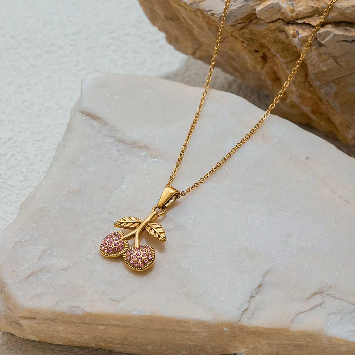 Pink Cherie Crush Necklace