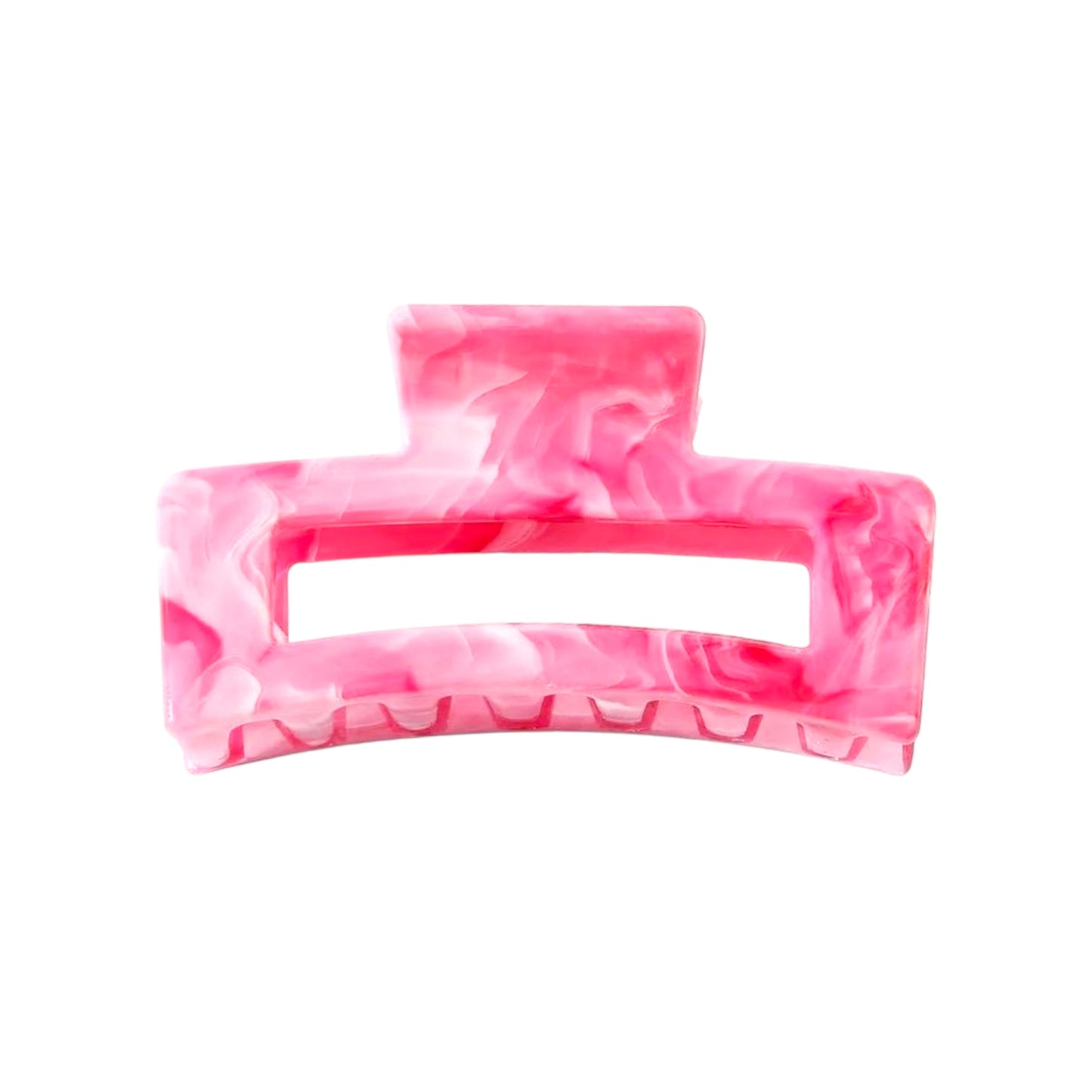 Marble Shark Hair Clamp -Pink