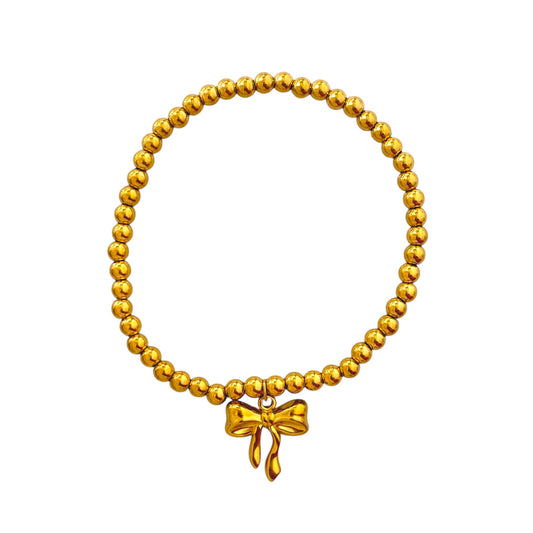 Bow Beaded Bracelet