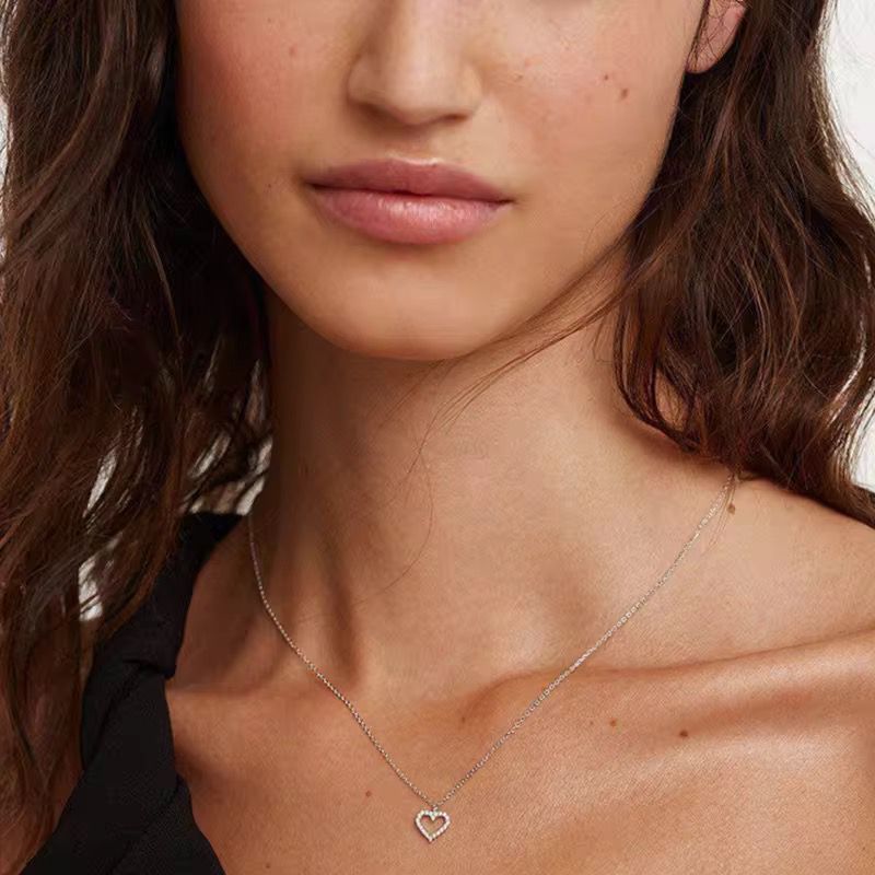 Hollow Heart Necklace