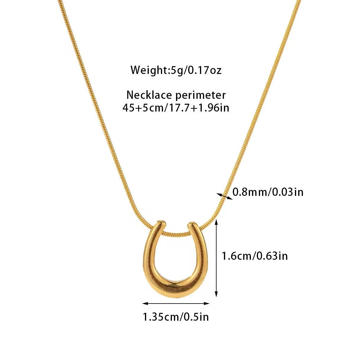 Horse Shoe Necklace