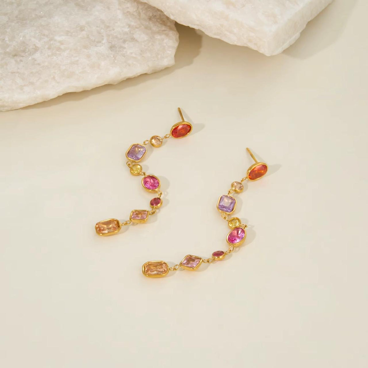 Confetti Gemma Drop Earrings