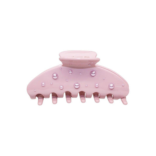 Pearl In Pink Claw Clip