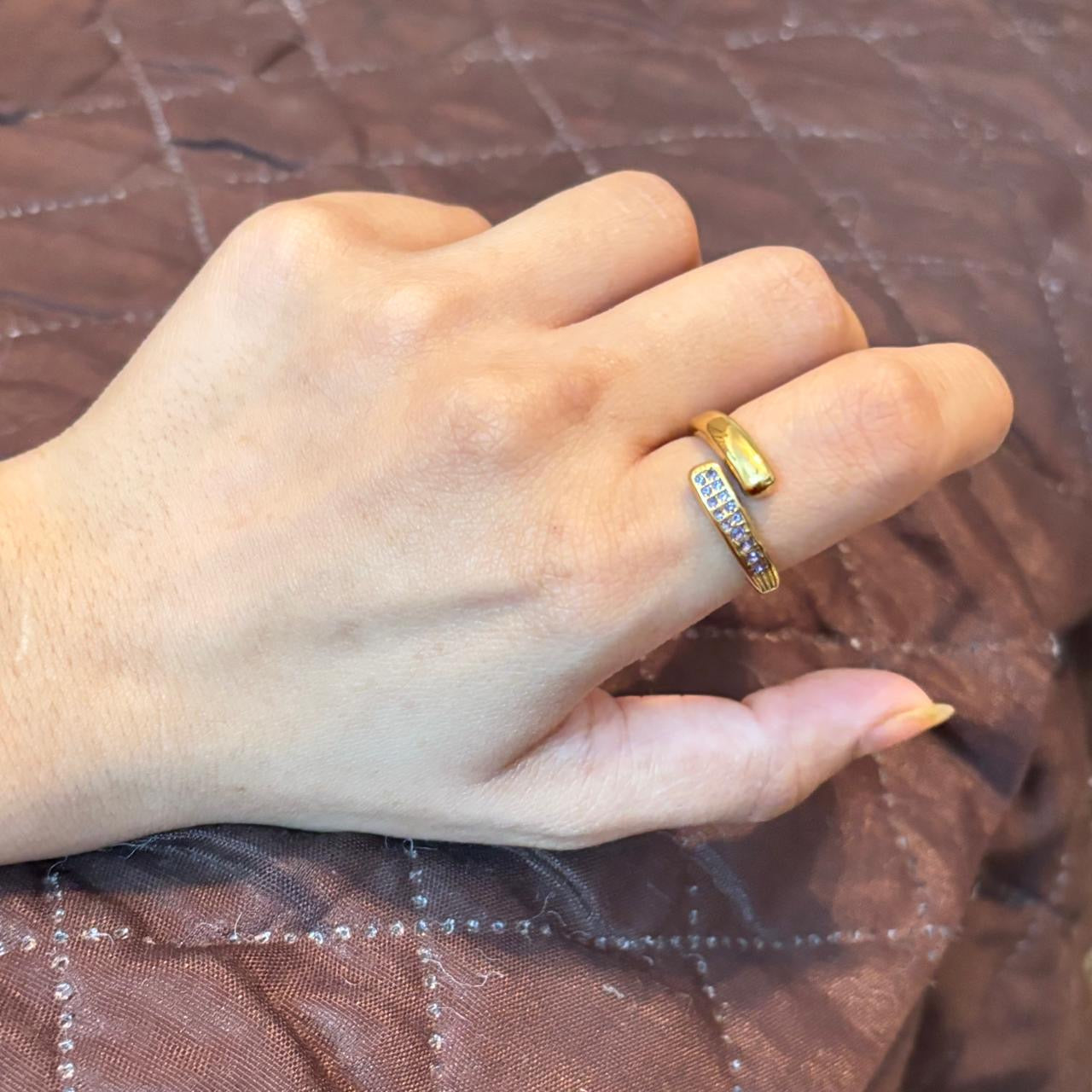 Amethyst Pave Ring