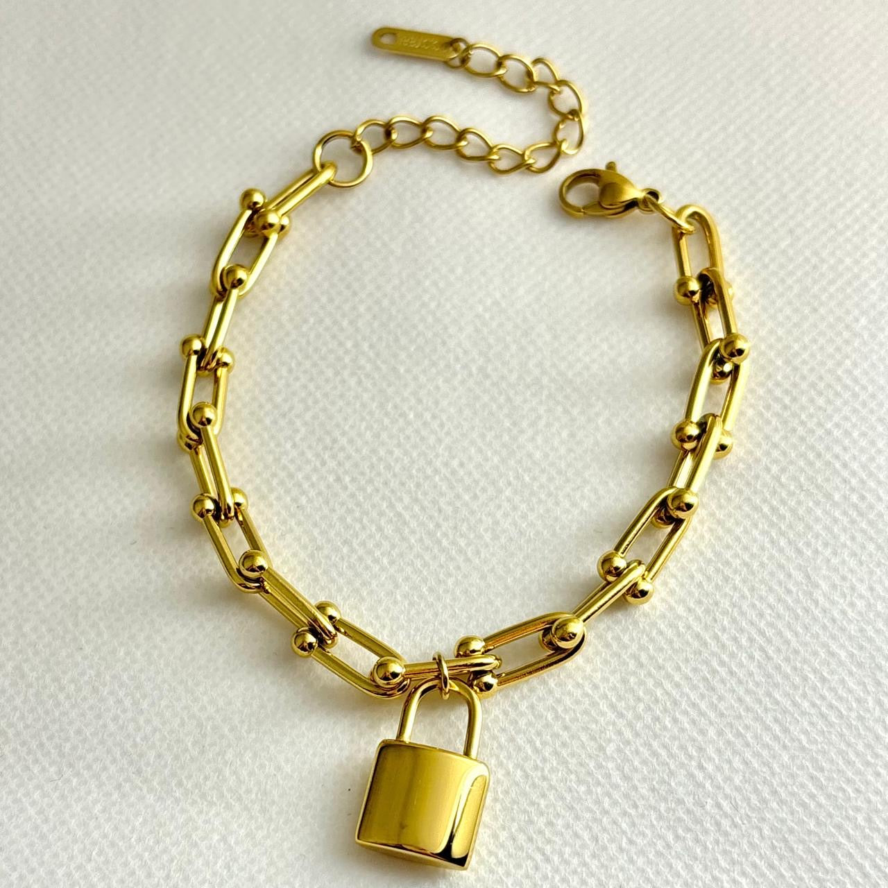 Padlock Link Bracelet