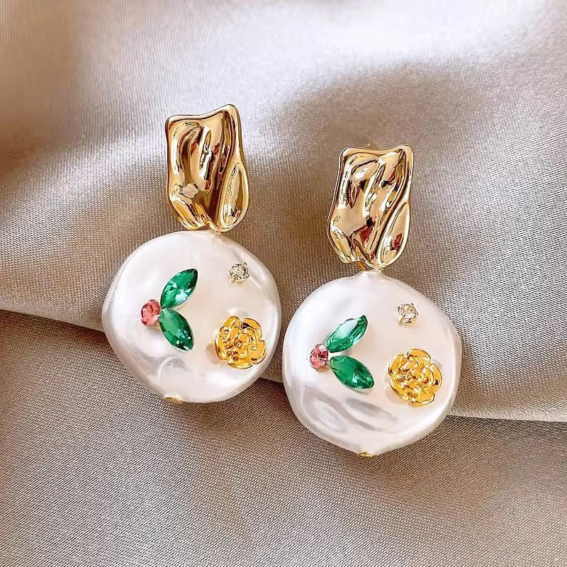 Pearl X Gem Delight Studs