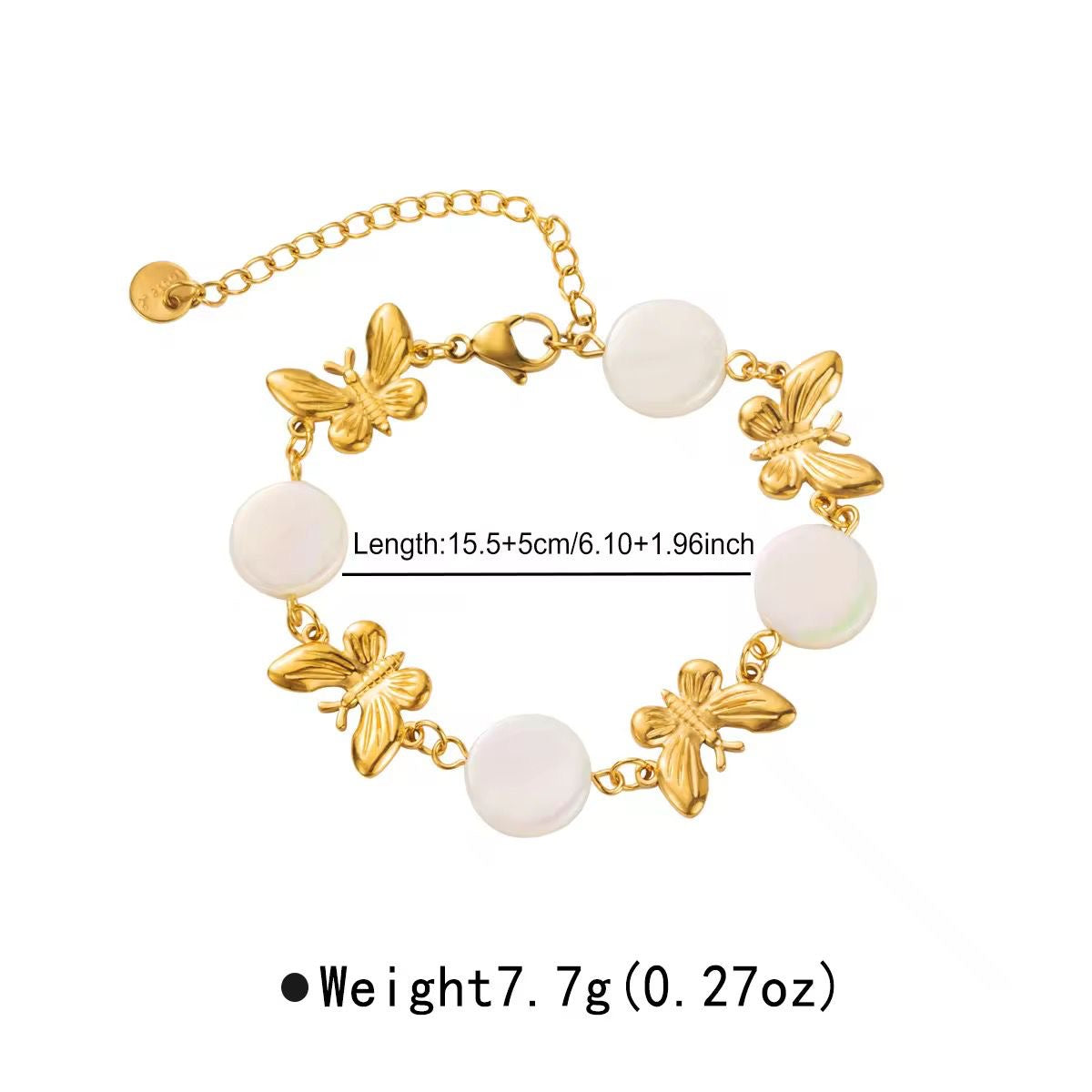Moonstone Mariposa Bracelet
