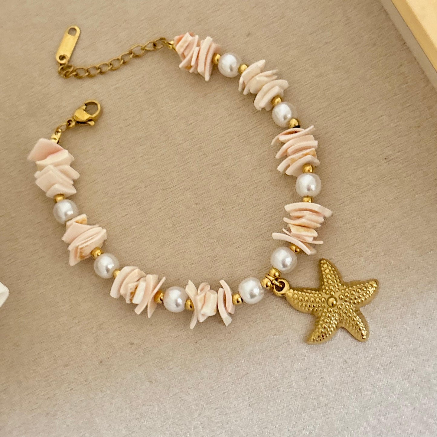 Star Of Beach Charm Bracelet