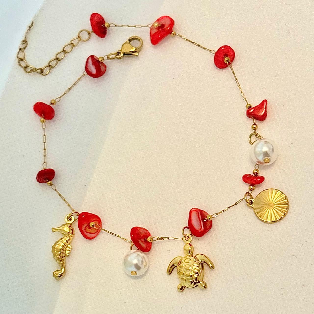 Reef Coral Island Anklet