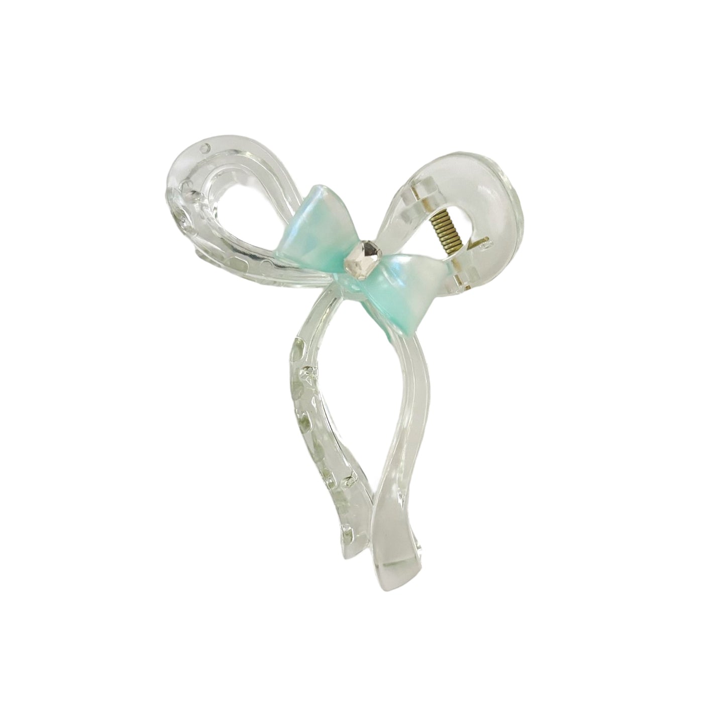 Glazed Bow Claw Clip