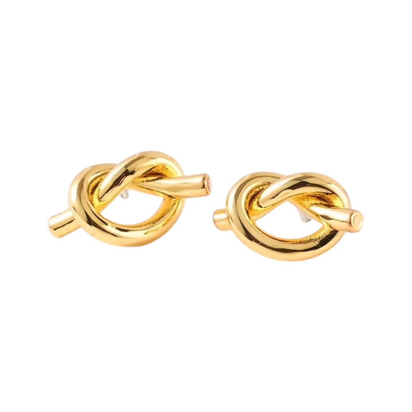 Love Me Knott Studs -18K