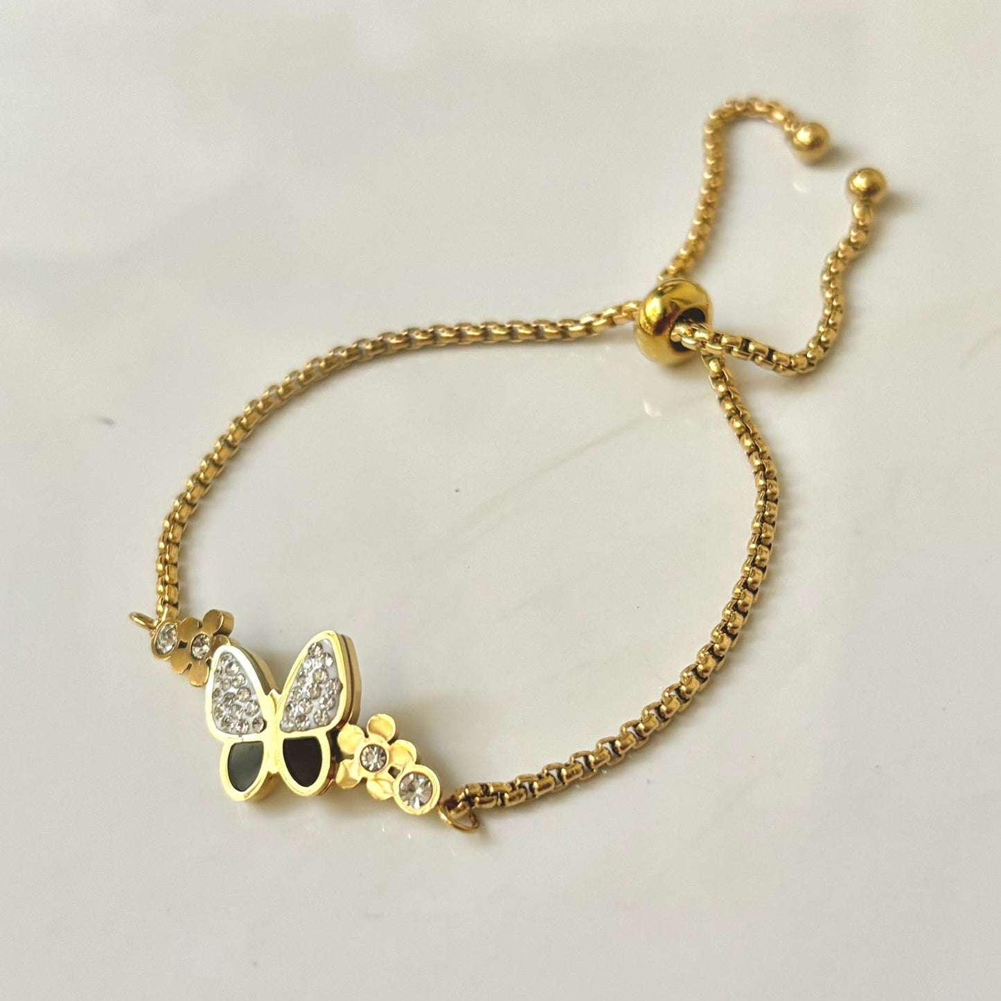 Alice Zircon Flutter Bracelet -18K