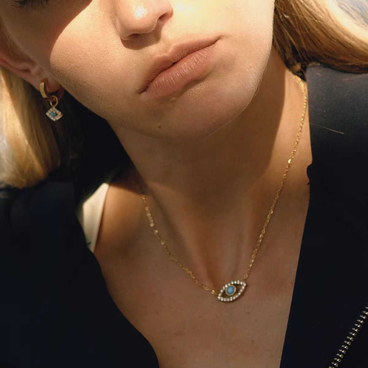 Turkish Eye Aura Necklace