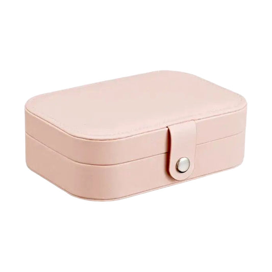 Pink Luxury Jewelry Travel Case