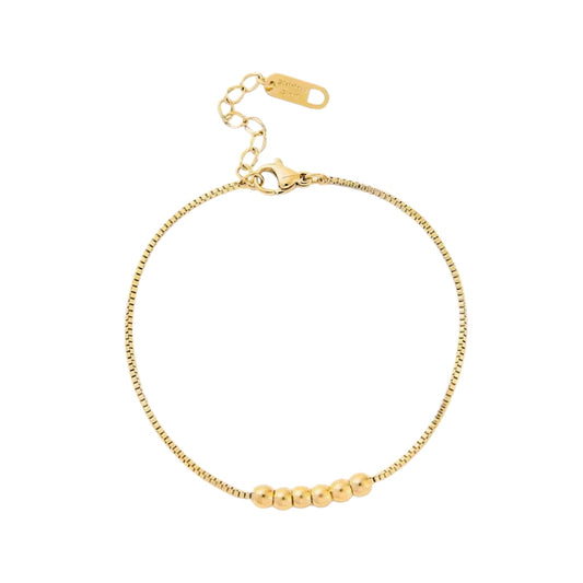 Aloha Gold Beaded Bracelet