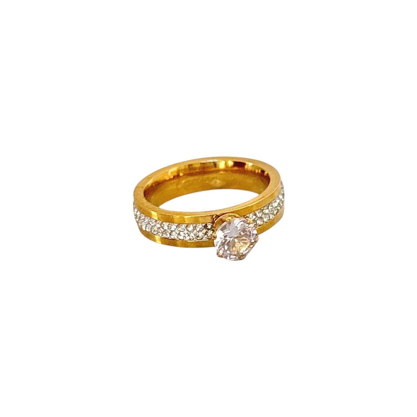 Sparkling Soltiare ring