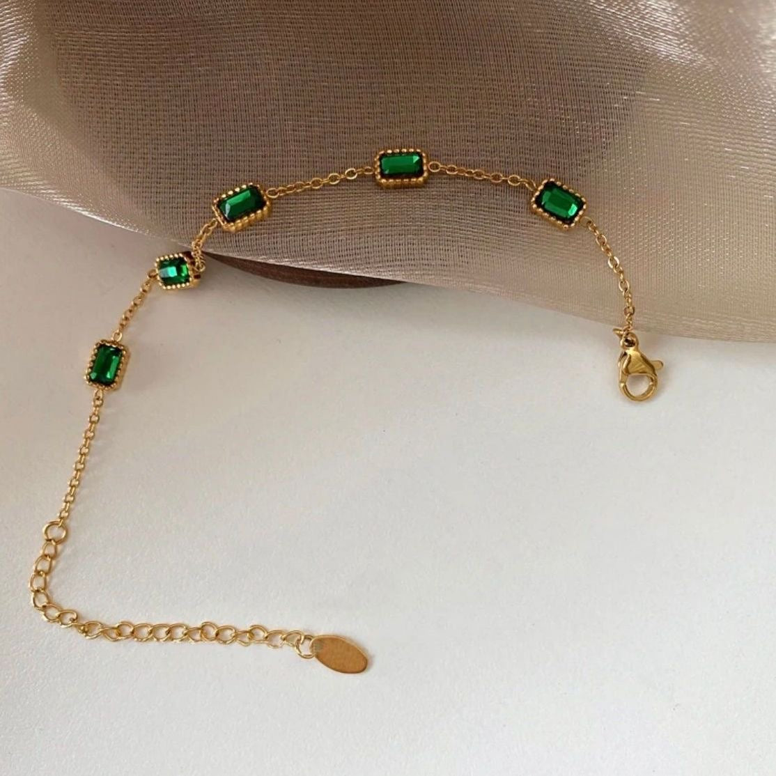 Faerydale Emerald Bracelet -18K