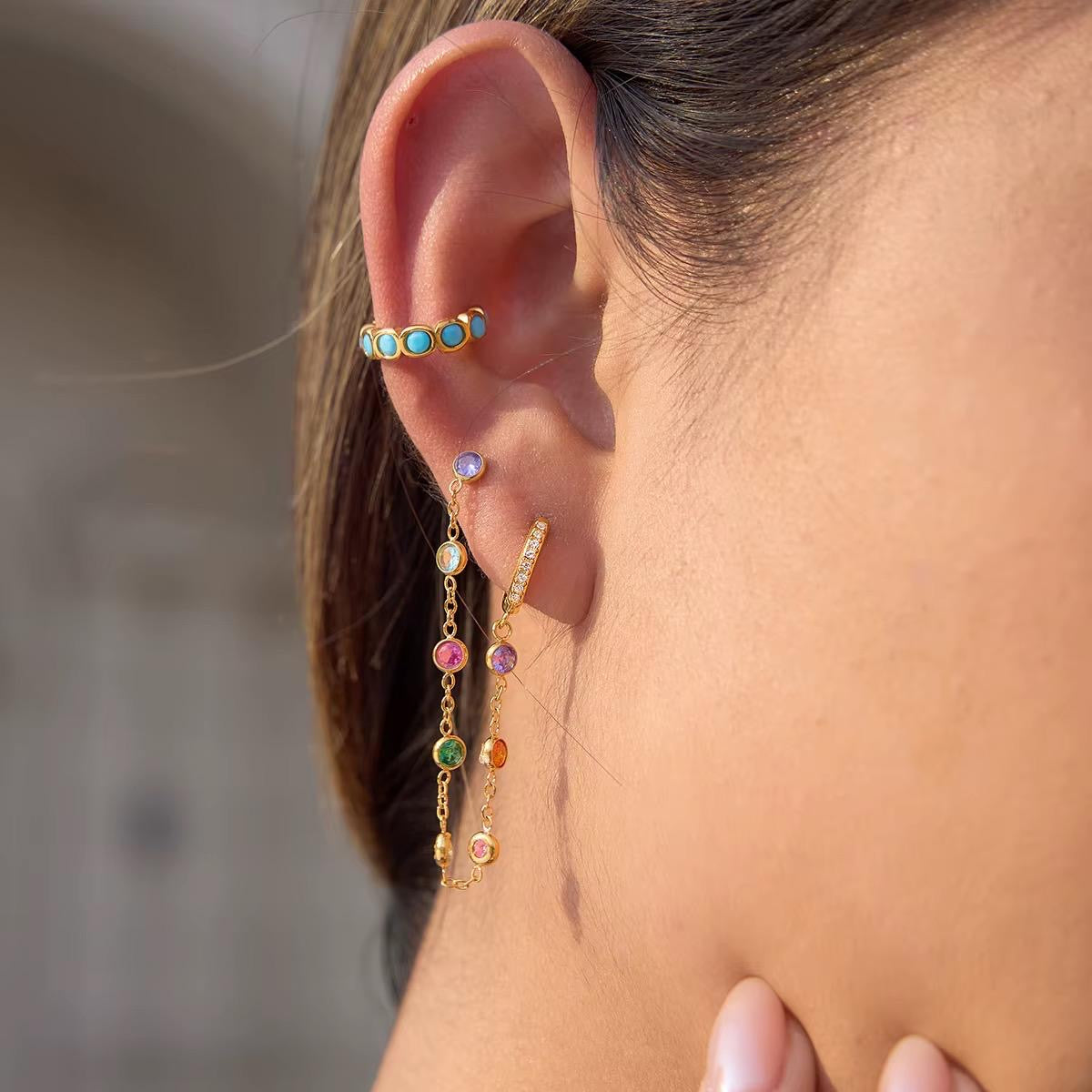 Amalfi Clarté Stack Earrings