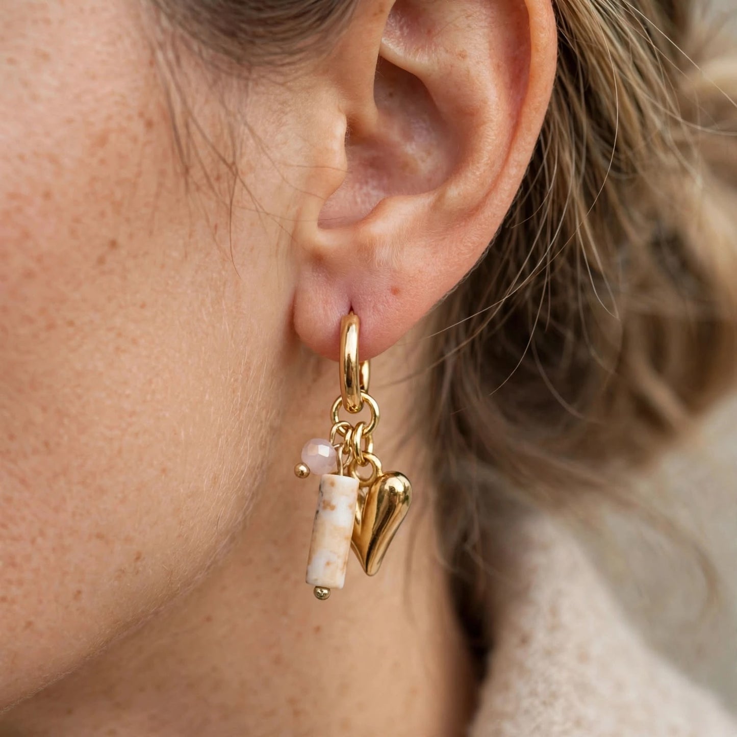 Julia Charm Hoops