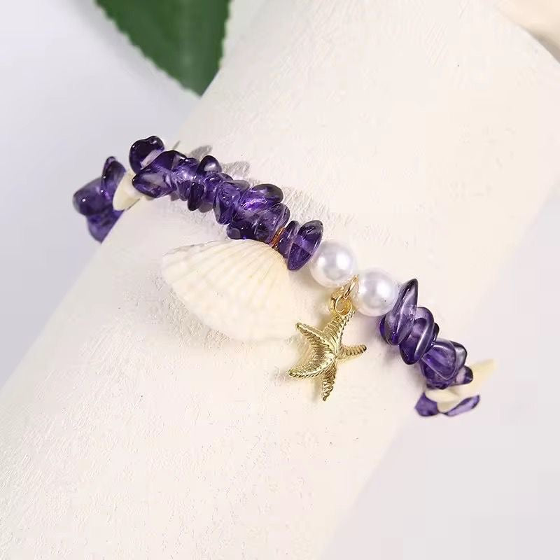 Starlight Coastal Bracelet -Purple