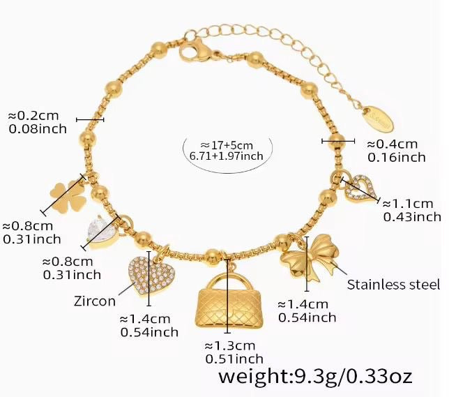 Lucky Girl Charm Bracelet