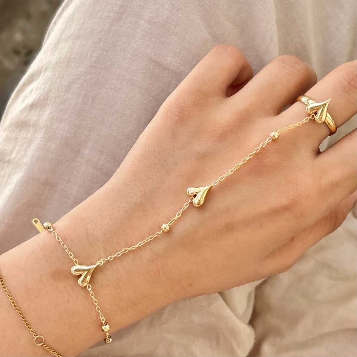 Heart Core Hand Chain