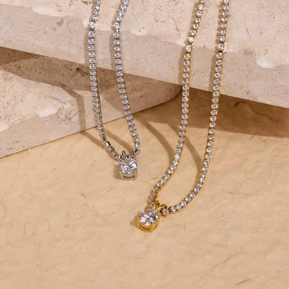 Marilyn Tennis Necklace -Two Ways