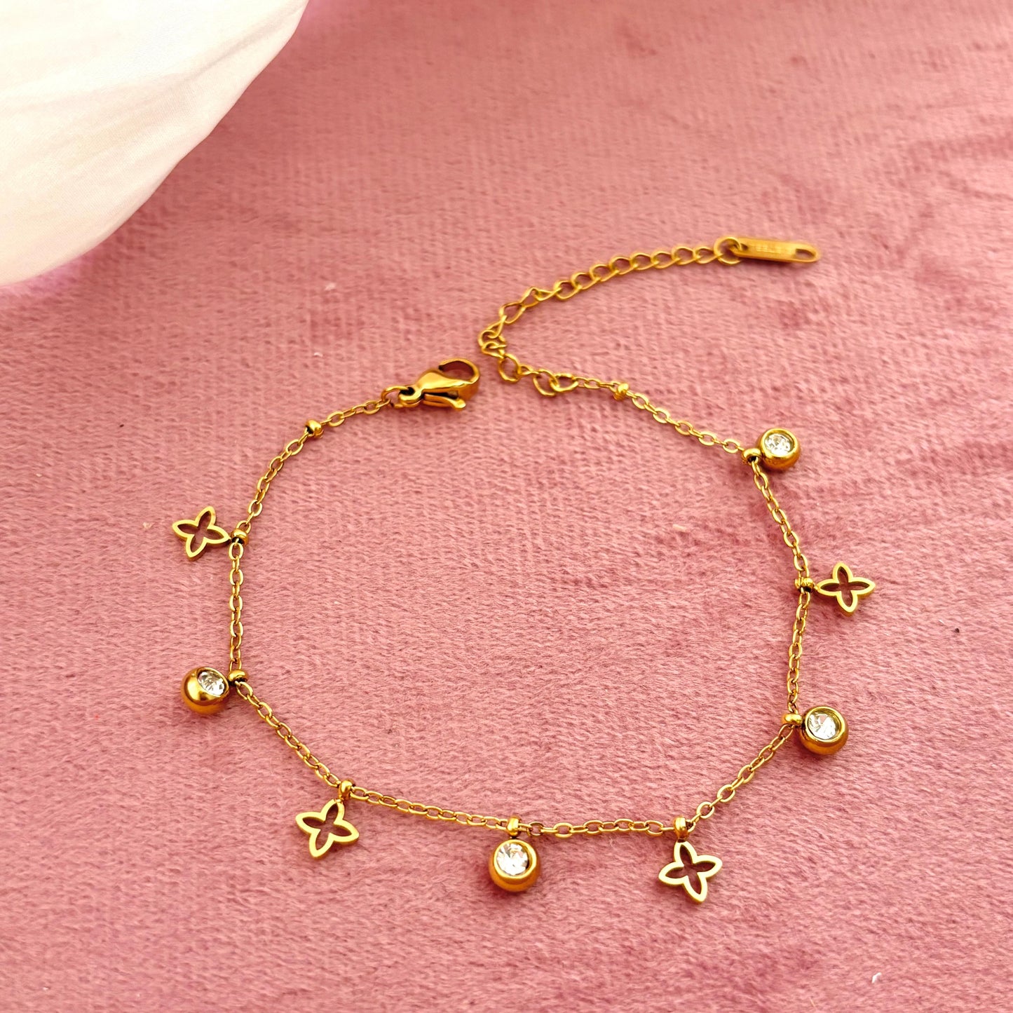 Starry Night Glam Charm Bracelet