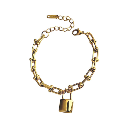 Padlock Link Bracelet
