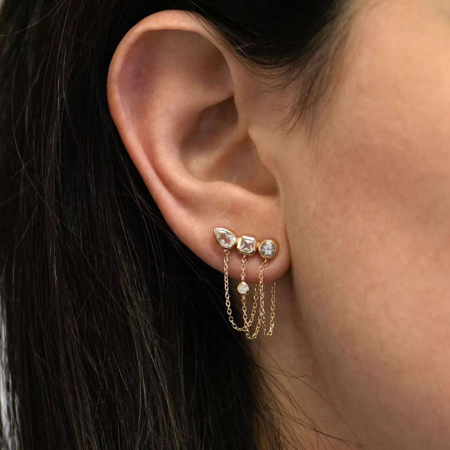 Renzo LUX Dangler Studs