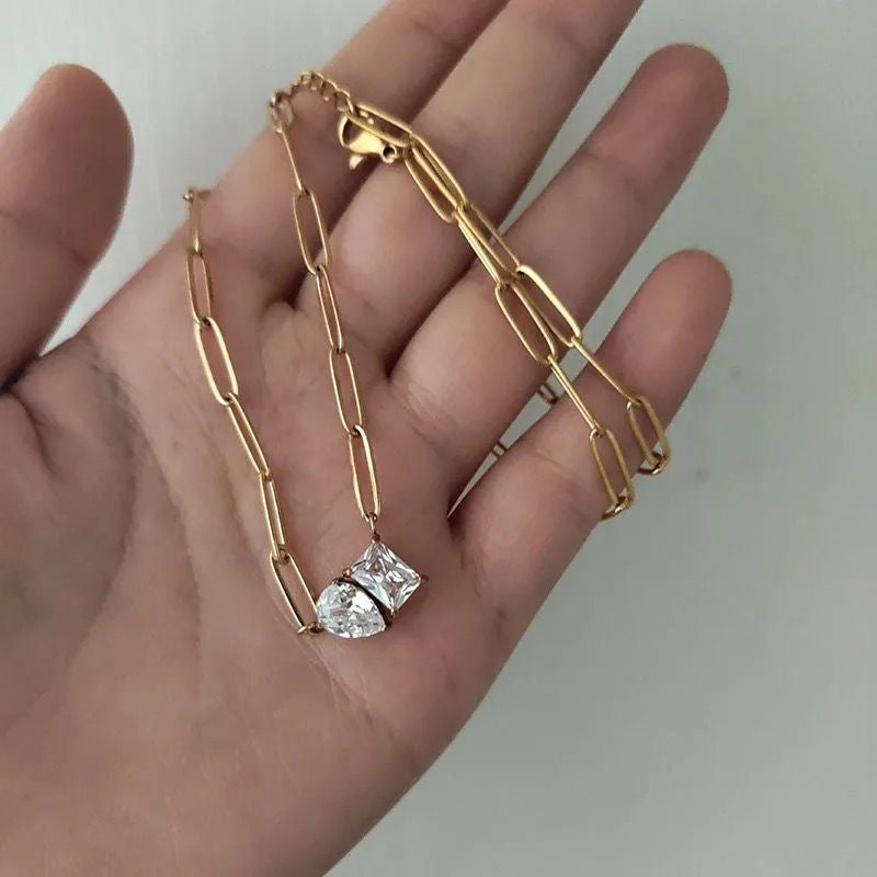 Sofia Necklace -18K (Toi Et Moi)