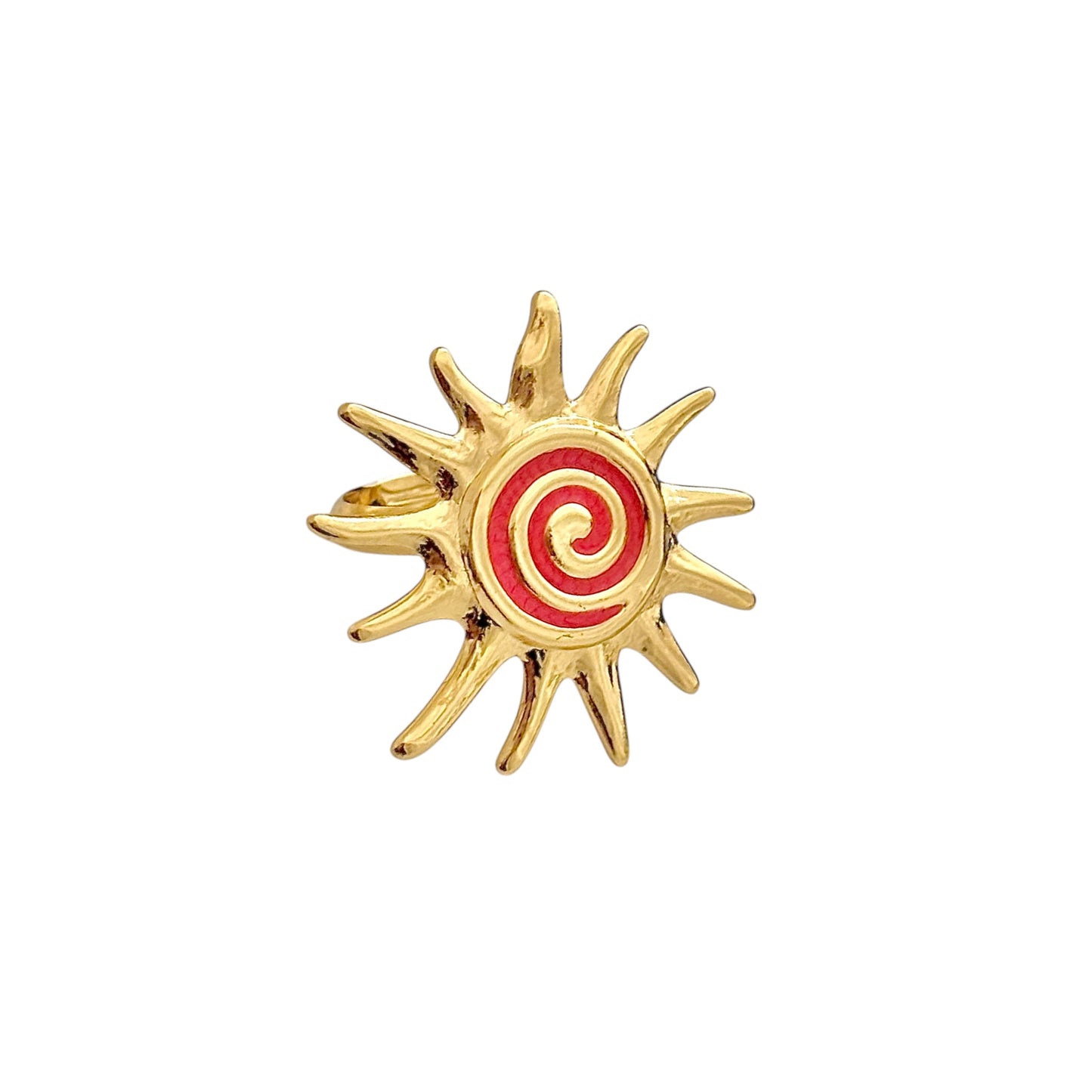 Sunbloom Ring -Red