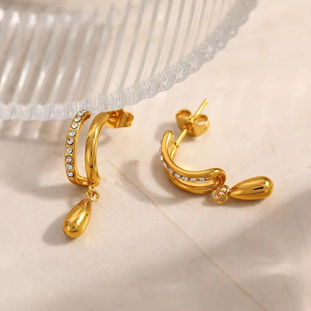 Amelia Drop Studs