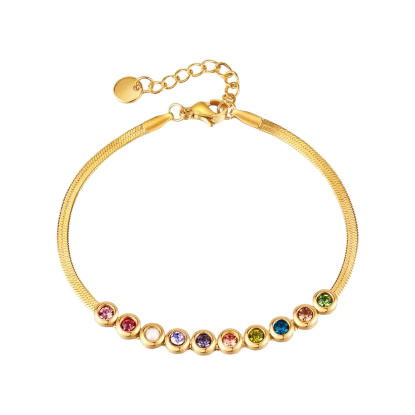 Twinkle Petite CZ Bracelet -18K