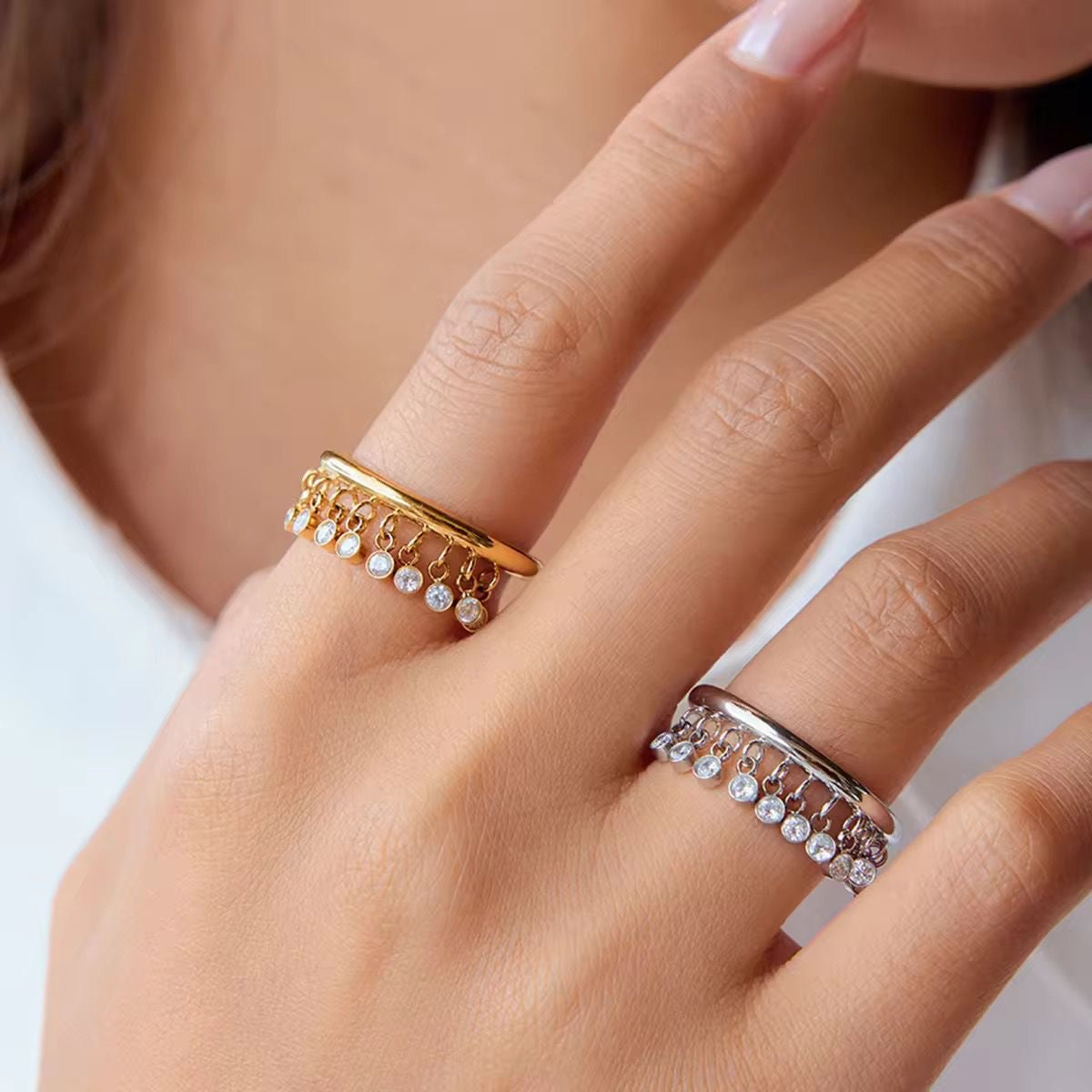 Celie Dangler Ring