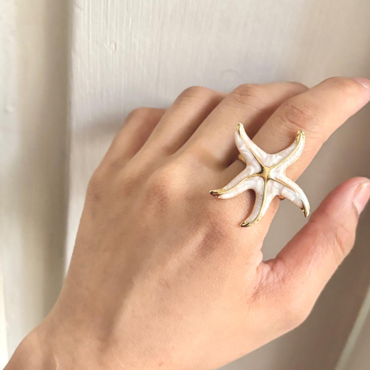 Starletta Ring -White