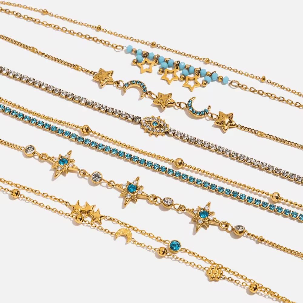 Celeste Majestic Bracelet -Paved Zircons