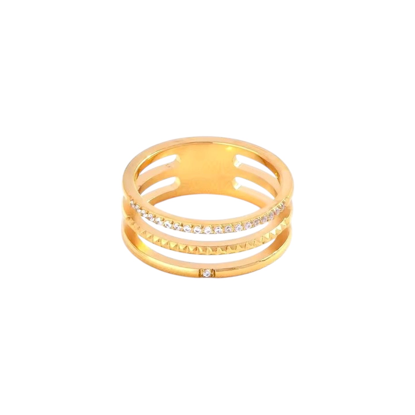 Layla LUX Pave Stacked Ring