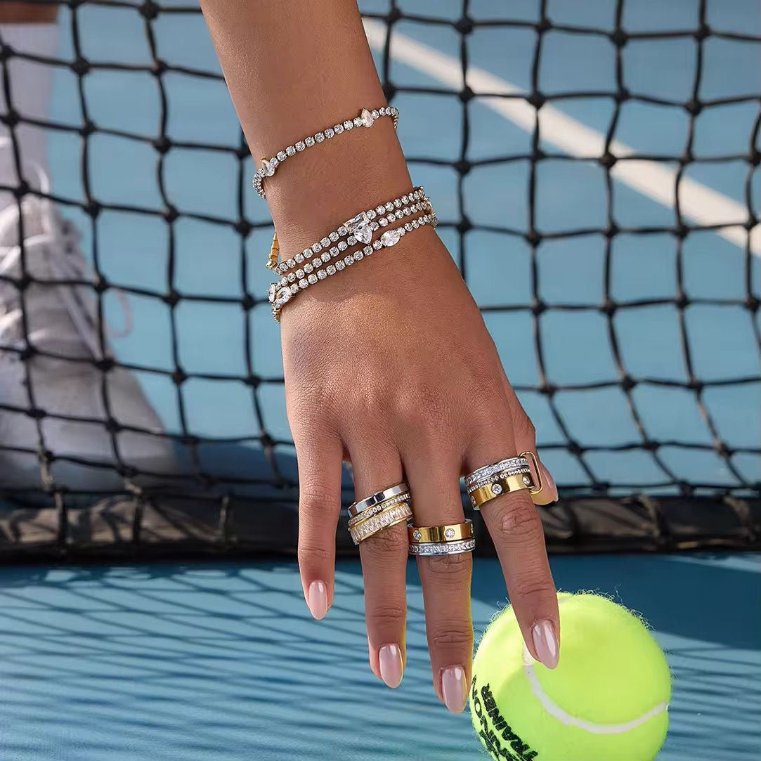 Heart Luxus Tennis Bracelet