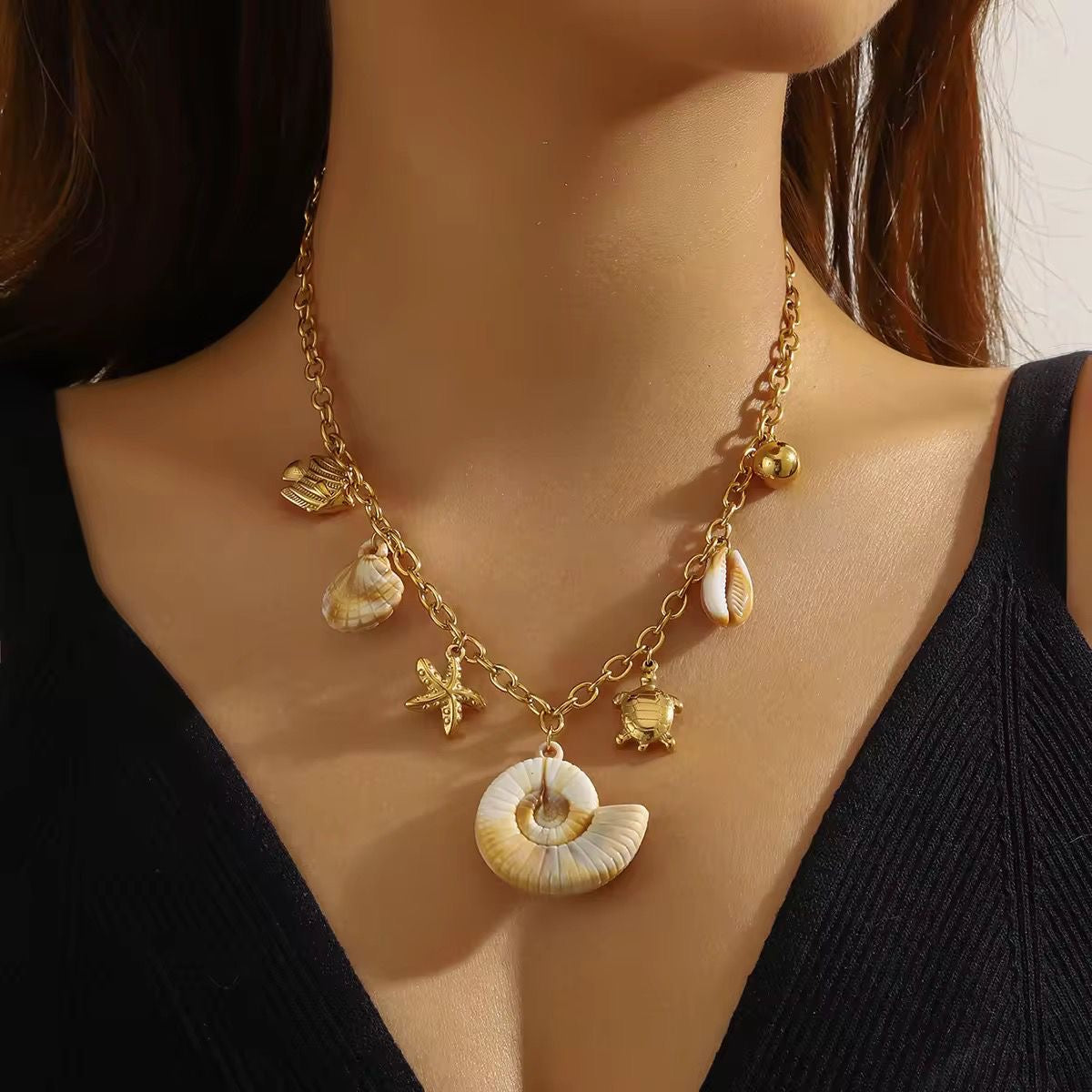 Island Girlie Charm Necklace