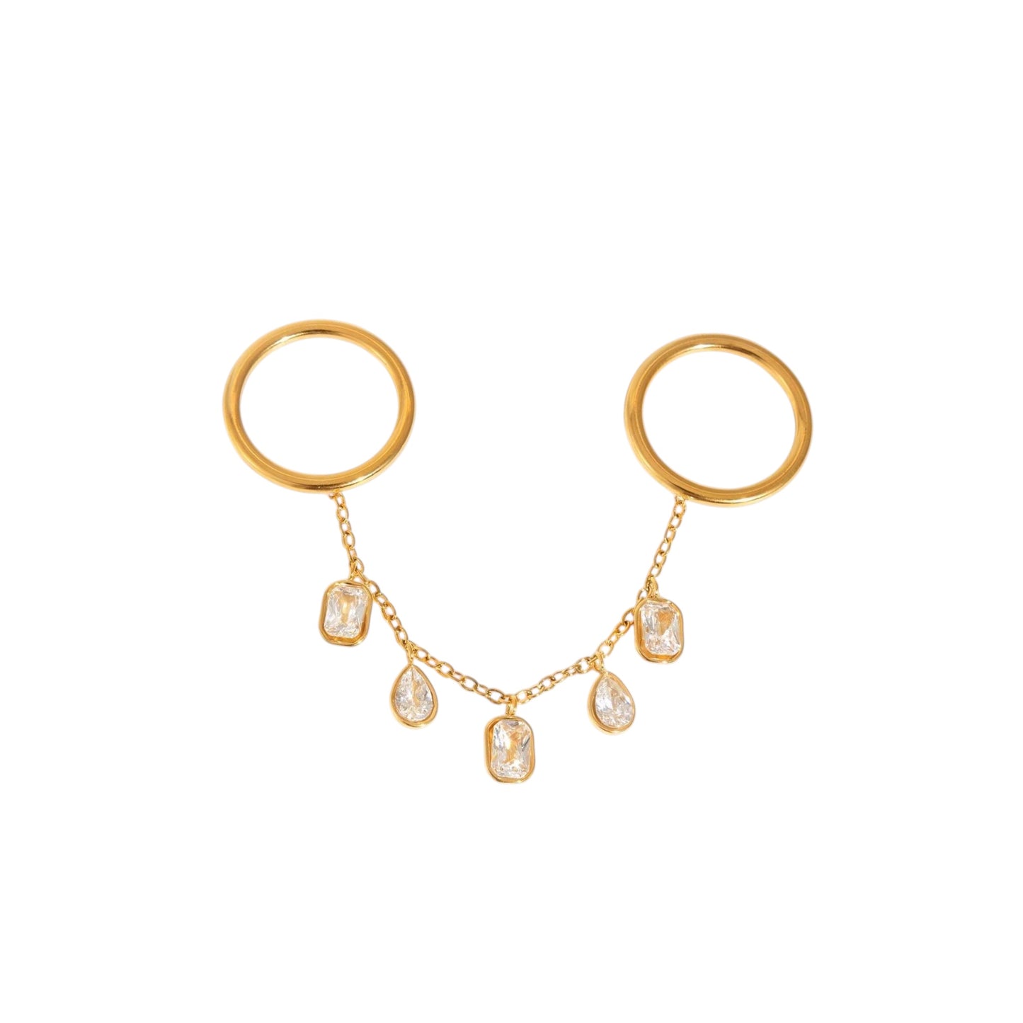 Chandelier Drape Stack Ring